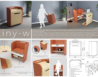 Mobile Furniture Design, Portable Furniture Design, Modular Furniture Office, Module Furniture, Presentation Furniture Design, Multifunctional Furniture Design, Product Design Poster, Innovative Furniture Design, Furniture Design Competition