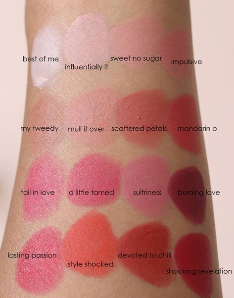 mac powder kiss lipstick swatches Mac Powder Kiss Lipstick, Good Skin Care, Mac Lipstick Swatches, Best Lipstick Color, Lip Art Makeup, Lipstick For Fair Skin, Kiss Lipstick, Lipstick Tutorial, Lipstick Designs