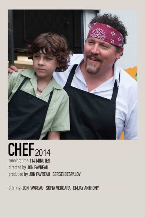 Chef Movie Poster, The Giver Movie Poster, Emjay Anthony, Chef Movie, Minimalistic Polaroid Poster, Movies About Food, Estranged Family, John Leguizamo, Movie Lists