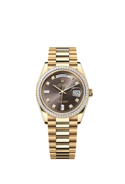 Rolex Day-Date 36 watch: 18 kt yellow gold - m128398tbr-0006 Rolex Gold Watch Men, Rolex Presidential, Gold Watch Men, Rolex Men, Rolex Day Date, Rolex Watches, Gold Watch, Rolex, Wish List