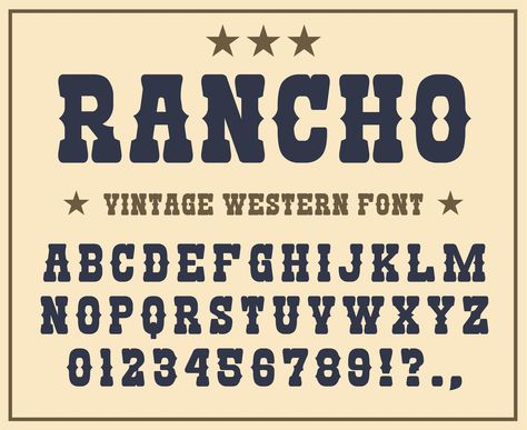 Western fonts collection featuring wild west, cowboy, and country fonts for your branding, logo, packaging, and
#TattooFonts #InkInspiration #LetteringLove #BodyArtTypography #TattooDesigns Vintage Western Typography, Manly Fonts Alphabet, Wild West Font, Western Font Alphabet, Western Packaging, Western Typeface, Western Words, Band Fonts, Western Lettering