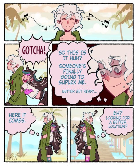 Nagito Komaeda Fanart Cute, Kamukura X Komaeda, Nagito And Ibuki, Danganronpa Hajime X Nagito, Nagito X Hajime Fanart, Komahina Comics, Nagito X Izuru, Komahina Scenekid Au, Danganronpa Oc Ideas