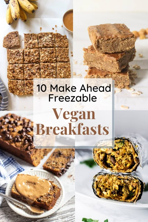 Quick Vegan Breakfast Ideas On The Go, Vegetarian Meal Prep Breakfast Ideas, Easy Vegan Breakfast Meal Prep, Vegan Breakfast Prep For The Week, Vegan Breakfast Recipes Meal Prep, Vegan Friendly Breakfast, Quick Vegan Breakfast On The Go, Easy Raw Vegan Breakfast, Savory Vegan Breakfast Meal Prep