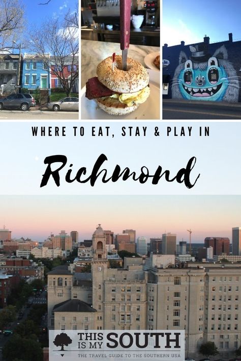 Plan a weekend away to Richmond, Virginia, using this guide from This Is My South! The travel tips in this guide are written for you to find great places to eat, places to stay, and fun things to do while visiting this city. Plan your short vacation away today. Girls Weekend Getaway, Southern Travel, Bucket List Vacations, Short Vacation, Virginia Travel, Romantic Weekend Getaways, James River, Romantic Weekend, Usa Travel Destinations