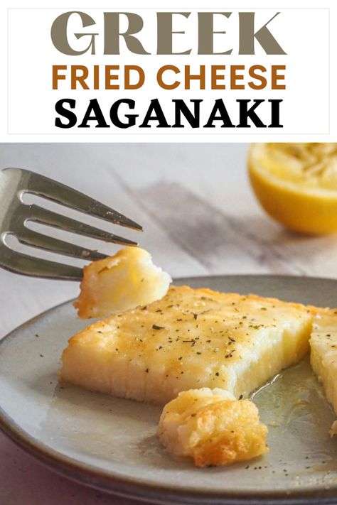 Flaming Cheese, Greek Fried Cheese, Vegetarian Greek Recipes, Greek Side Dishes, Saganaki Recipe, Greek Festival, Greek Recipes Dessert, Greek Recipes Authentic, Greek Appetizers