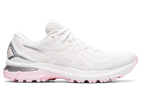 Women's GT-2000 9 | White/Pink Salt | Running Shoes | ASICS Body Temple, Running Shoes Asics, Cushioned Running Shoes, Comfortable Running Shoes, Shoes Asics, Nike Presto, Pink Running Shoes, Asics Running Shoes, Nike Air Jordans