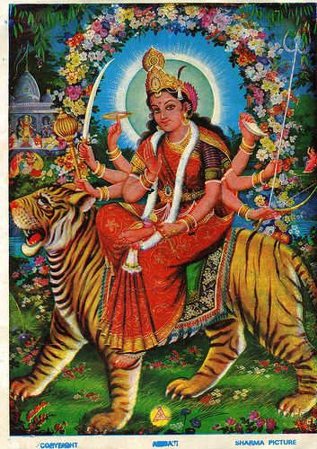 ambe maa | chamundamaa | Flickr Durga Ji, Durga Picture, Aadi Shakti, Durga Painting, Durga Images, Hindu Goddess, Litho Print, Devi Durga, Goddess Artwork