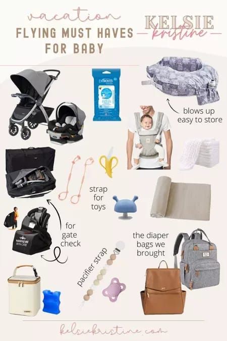 Baby travel essentials, everything you need to travel with baby or toddler #planetravel #babytraveltips #LTKtravel #LTKbaby Infant Travel Essentials, Newborn Travel Essentials, Travel Must Haves For Baby, Travel Essentials For Baby, Baby Travel Essentials Airplane, Baby Plane Travel, Baby Flight, Baby Travel Checklist, Baby Travel Essentials