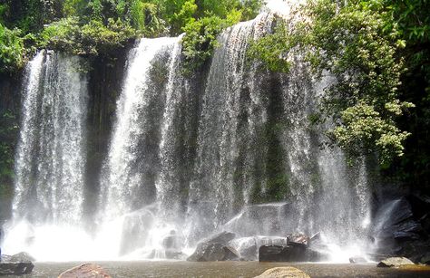 Phnom Kulen National Park | Panoramio - Photo of Waterfall, Phnom Kulen National… Hiking Goals, Phnom Kulen National Park, Holy Mountain, The Holy Mountain, Siem Reap, Chrysler 300, Beautiful Places In The World, Discover The World, Cambodia