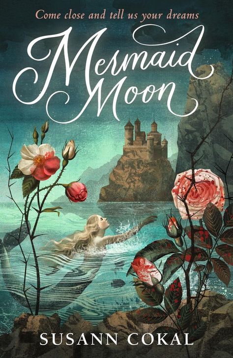 Mermaid Moon von Susann Cokal Mermaid Moon, Cast A Spell, Book Cover Illustration, Fantasy Books To Read, Beautiful Book Covers, Recommended Books To Read, Big Book, Book Nooks, A Mermaid