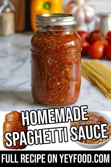 Homemade Spaghetti Sauce - Yeyfood.com: Recipes, cooking tips, and kitchen hacks for home cooks of all levels Spaghetti Night, Homemade Greek Dressing, Cinnamon Bread Easy, Loaded Potatoes, Homemade Spaghetti Sauce Recipe, Hacks For Home, Vegetarian Spaghetti, Homemade Spaghetti Sauce, No Meat