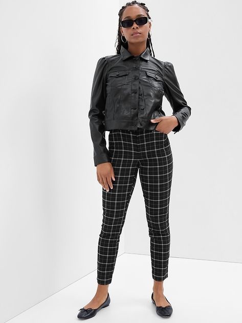 Plaid dress pants