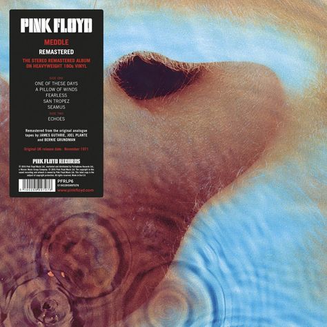 Pink Floyd - Meddle 180 gram heavyweight vinyl release 2016 Pink Floyd Meddle, Pink Floyd Record, Pink Floyd Vinyl, Storm Thorgerson, Pink Floyd Music, San Tropez, Music Album Art, Dark Side Of The Moon, Vinyl Record Album