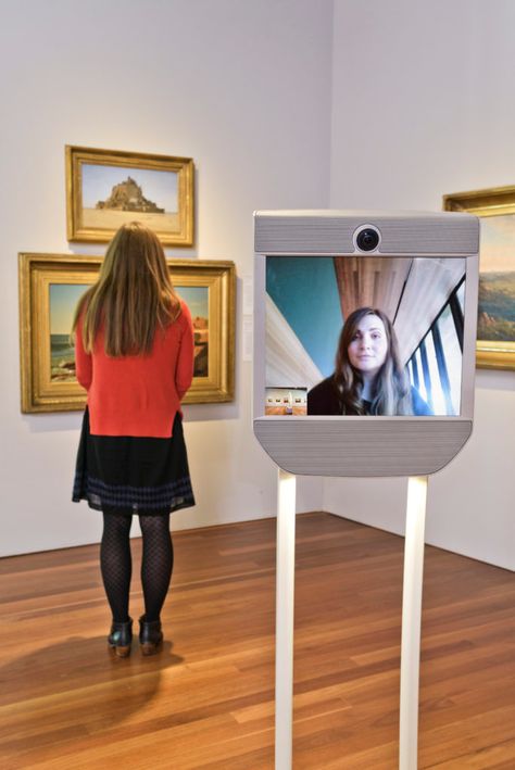 R2D2, Museum Docent? Some Art Spaces Are Now Using Robots to Give Locked-Down Visitors Virtual Tours of Their Exhibitions Art Spaces, Tate Britain, Viewing Room, Tech Innovation, Virtual Tours, Virtual Tour, Space Art, Art World, Creative Director