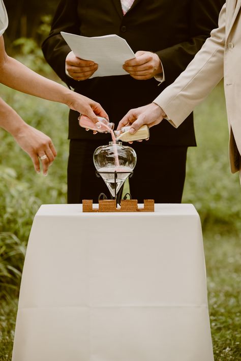 Sand ceremony wedding boho chic outside wildflower preserve Combining Sand Wedding, Sand Mixing Wedding Unity Ceremony, Unique Unity Ceremony Ideas Christian, Sand Pouring Wedding Unity Ceremony, Wedding Sand Ceremony Ideas, Sand Wedding Unity, Union Ceremony Ideas Wedding, Wedding Ceremony Ideas Unity, Sand Wedding Ceremony