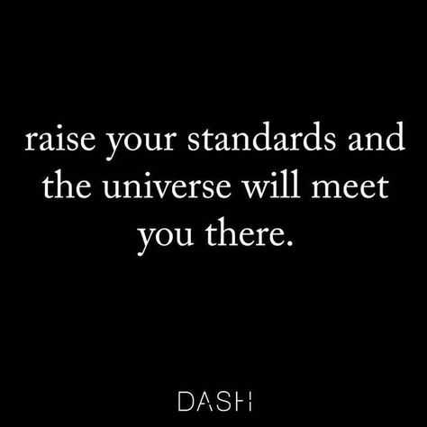 Via @dashboutique  by kardashiankollection High Standards Quotes, Standards Quotes, Raise Your Standards, Good Vibes Quotes, Vibes Quotes, Kardashian Kollection, Important Quotes, Special Quotes, High Standards