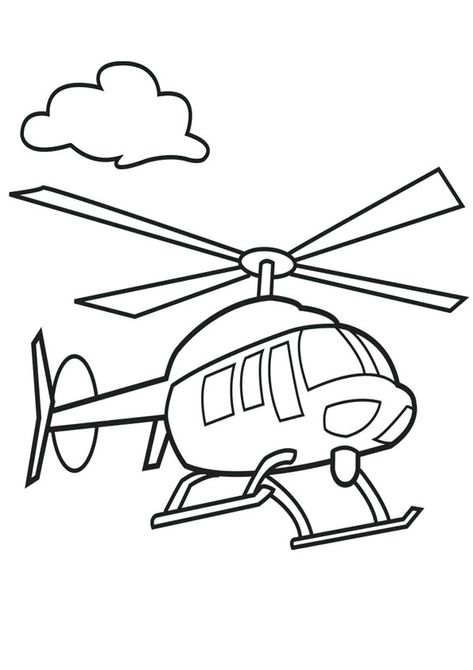 Helicopter Coloring Page, Airplane Coloring Pages, Free Kids Coloring Pages, Page Ideas, Free Printable Coloring, Stitching Art, Free Printable Coloring Pages, Coloring Book Pages, Coloring Pictures