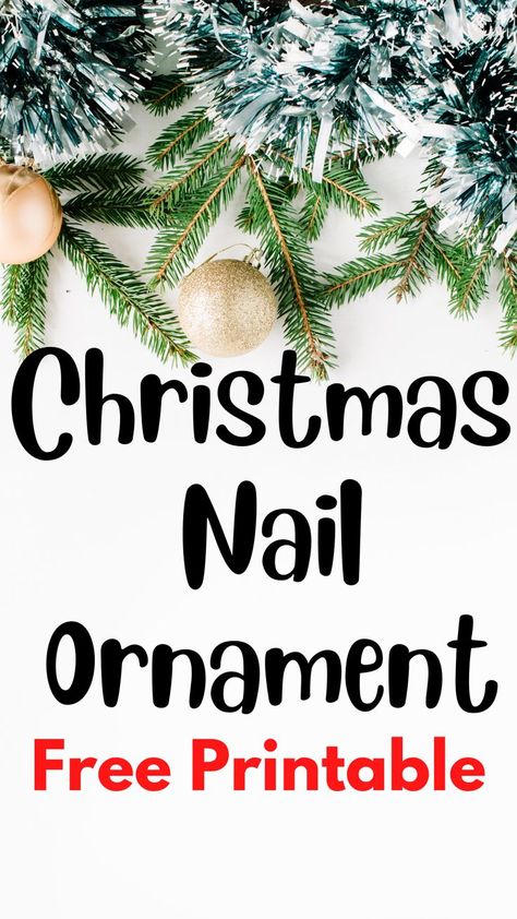 Christmas Nail Ornament Free Printable Christmas Nail Poem Printable, The Christmas Nail Printable, Christian Christmas Gifts To Make, Christian Christmas Party Favors Diy, Diy Faith Based Christmas Gifts, Church Christmas Ornaments Diy, Christmas Gifts For Church Congregation, Christian Christmas Party Favors, Christ Centered Ornaments Diy