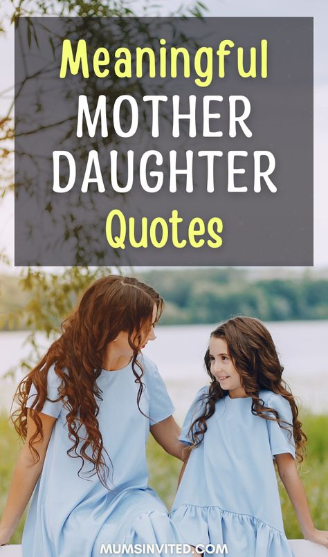 Build an unbreakable mother-daughter connection with these funny & meaningful mother daughter quotes, sayings, & captions celebrating their extraordinary bond! These short mother daughter sayings shine light on the guiding hand daughters treasure in their closest confidante - Mum! Whether expressed through hilarious girl mom sayings or touching girl mom captions ideal for Instagram posts, these mother daughter quotes capture a love to last from dollhouse days to dreaming of someday motherhood. Message To Daughter From Mom, Mother Daughter Sayings, Mother's Day Captions, Mum Quotes From Daughter, Short Daughter Quotes, Daughter Sayings, Mom Captions, Baby Card Quotes, Mother Birthday Quotes