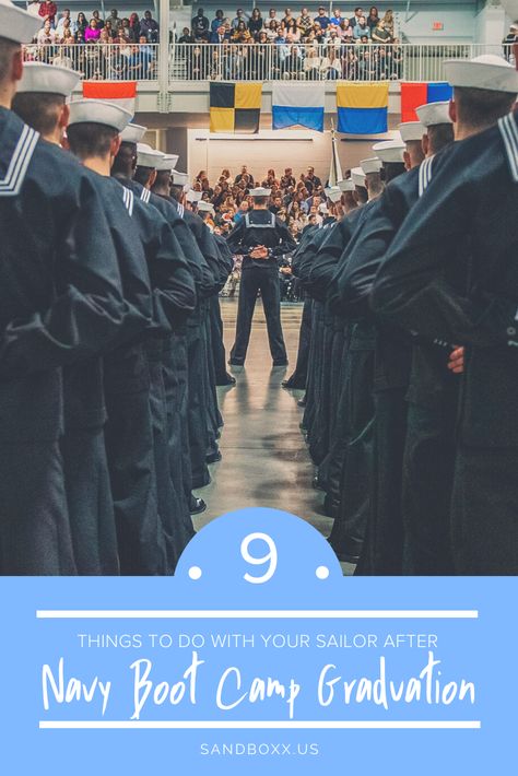 After boot camp graduation you might get some free time with your Sailor. Here are 9 things to do in and around Great Lakes after graduation. Navy Bootcamp Graduation Outfits, Bootcamp Graduation Outfit, Boot Camp Graduation Outfit, Navy Graduation Outfit, Us Navy Graduation, Navy Graduation Dress, Navy Basic Training, Navy Party Themes, Navy Bootcamp