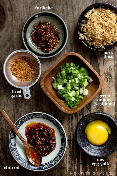 Congee Toppings, Easy Congee Recipe, Chicken Congee Recipe, Chicken Congee, Congee Recipe, Rice Congee, Garnish Ideas, Pickled Mustard Greens, Authentic Asian Recipes