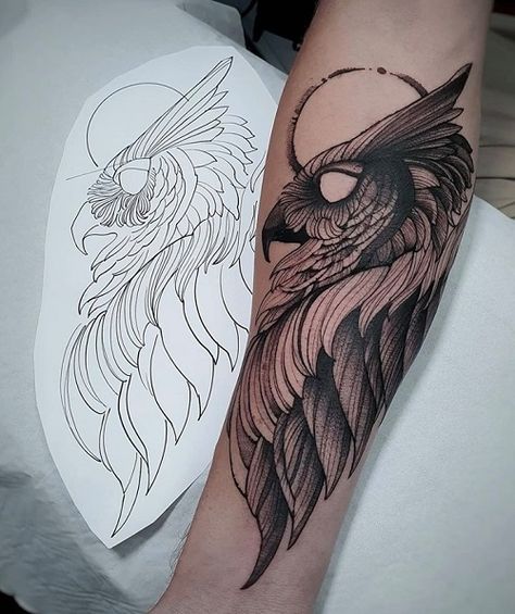 34 Of The Best Owl Tattoos For Men in 2022 | FashionBeans Owl Tattoos For Men, Bear Tattoos For Men, Night Owl Tattoo, Celtic Owl Tattoo, Owl Neck Tattoo, White Owl Tattoo, Owl Forearm Tattoo, Owl Skull Tattoos, Owl Feather Tattoos