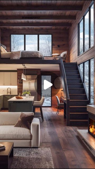 Tiny Houses Perfect on Instagram Cozy Tiny House Interior, Cozy Tiny House, Tiny House Interior, Tiny House, House Interior, Architecture, On Instagram, Instagram