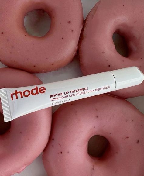 Rhode Lip, Watermelon Slice, Vogue Beauty, Donut Glaze, Makeup Brands, Hailey Bieber, Skin Care Essentials, Pretty Makeup, Pink Pink