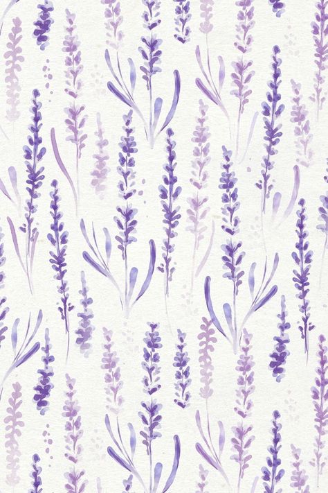 Iphone Wallpaper Purple Flower, Lavender Pattern, Lavender Watercolor, Watercolor Wallpaper Iphone, Lavender Background, Watercolor Flowers Pattern, Wallpaper Watercolor, Design Tech, Background Flower