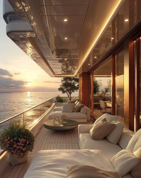 Soft Luxury Aesthetic, Tranquility Aesthetic, Dream Life House, Design Exterior, Balcony Design, Luxury Homes Dream Houses, Dream House Interior, Design Your Dream House, Dream Apartment