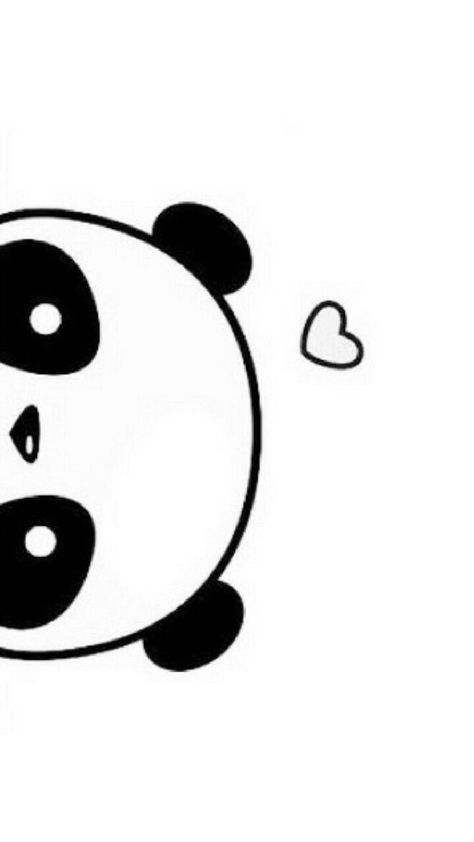 Panda Cute Drawing Easy, Mini Panda Drawing, Doodle Art Panda, Cute Panda Doodle, Cute Panda Drawing Doodles, Panda Doodle Art, Drawings Of Pandas, How To Draw A Panda, Panda Drawing Simple