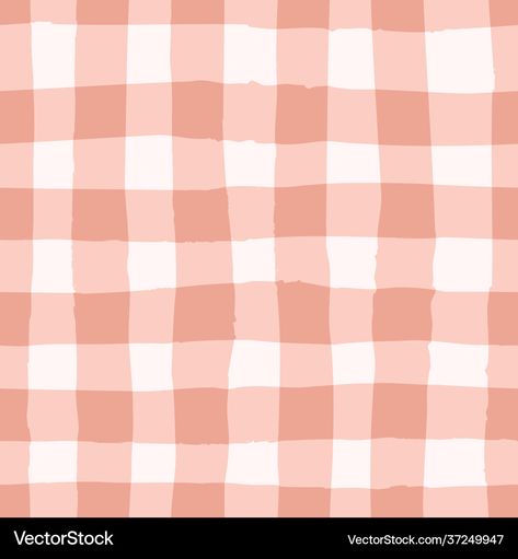 Peach Gingham, Repeat Design, Design Background, Pink Plaid, Check Pattern, Geometric Design, Design Resources, Png Images, Gingham