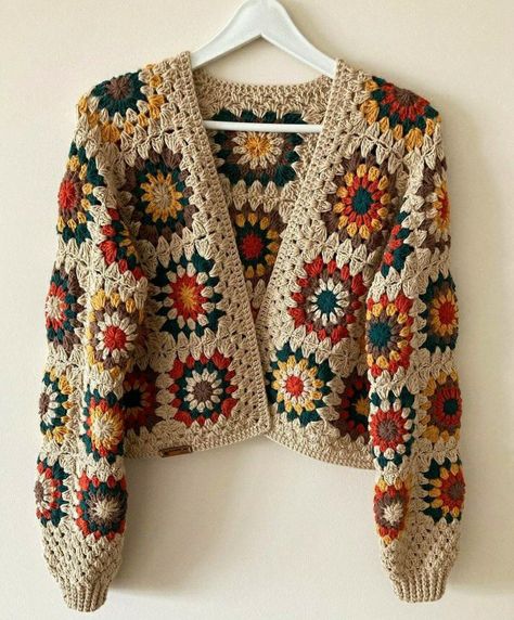 Crochet Jacket Pattern, شال كروشيه, Gilet Crochet, Crochet Vest Pattern, Haken Baby, Crochet Coat, Crochet Jacket, Granny Square Crochet Pattern, Crochet Cardigan Pattern