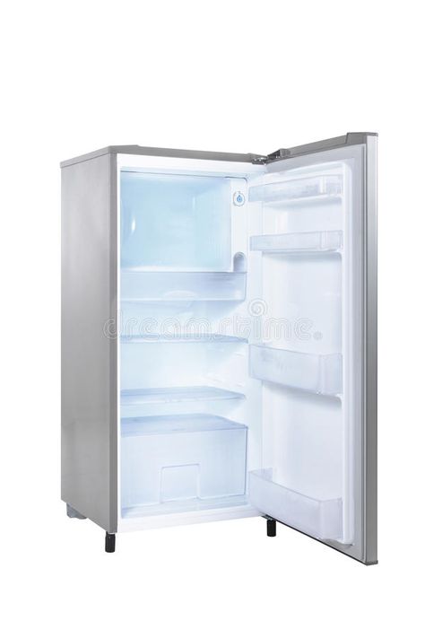 Open single door fridge. Isolated on white background , #spon, #door, #single, #Open, #fridge, #background #ad Fridge Stock, Open Fridge, Empty Fridge, Single Door Fridge, Door Fridge, Paper Duck, Single Doors, Design Project, School Work