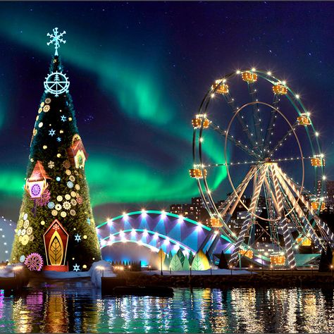 Laponia? No, Lisboa, así es el mayor parque temático de la ... Winter Vibes, Photo 1, Ferris Wheel, Finland, Bucket List, Portugal, Travel, Christmas