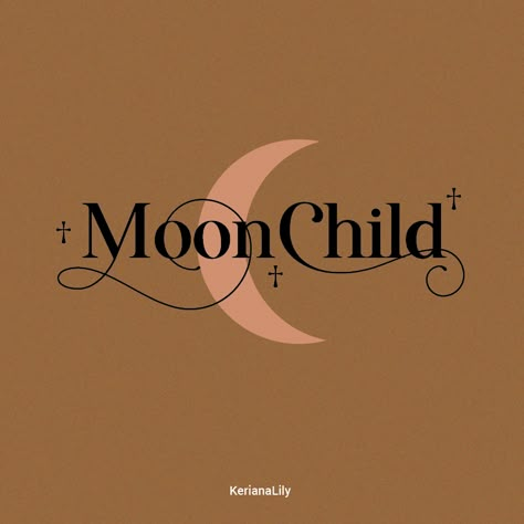 Free Logos Download, Moon Logo Ideas, Celestial Font, Moon Typography, Moon Graphic Design, Moon Font, Glow Logo, Typography Fashion, Love Font