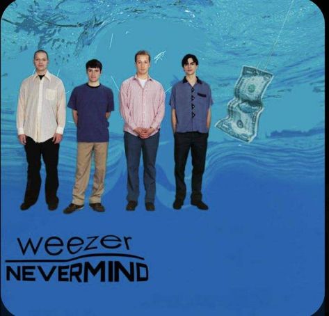 Weezer Widget, Weezer Blue Album Cover, Weezer Memes Funny, Weezer Poster, Weezer Blue, Rivers Cuomo, Silly Bands, Nirvana Kurt, Mary Tyler Moore