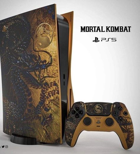 Custom Ps5 Console, Ps5 Design, Custom Ps5, Ps4 Controller Custom, Custom Xbox, Ps4 Skins, Video Game Room Design, Video Game Rooms, Playstation Games