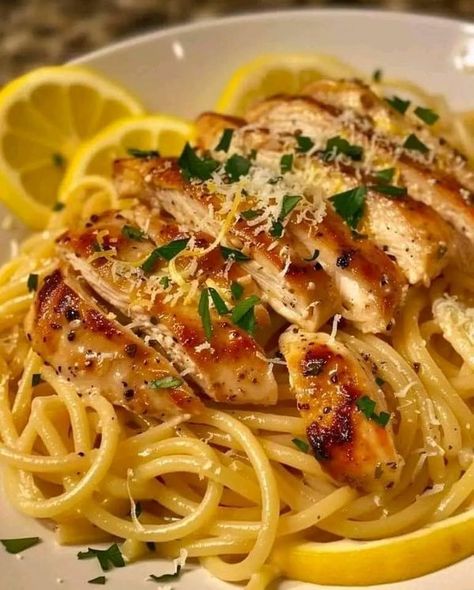 Super old recipes | Lemon Pepper Chicken Pasta | Facebook Chicken Linguine Recipes, Lemon Pepper Chicken Pasta, Peppered Chicken, Lemon Pepper Pasta, Chicken Linguine, Creamy Lemon Sauce, Linguine Recipes, Cajun Cooking, Pasta Ingredients