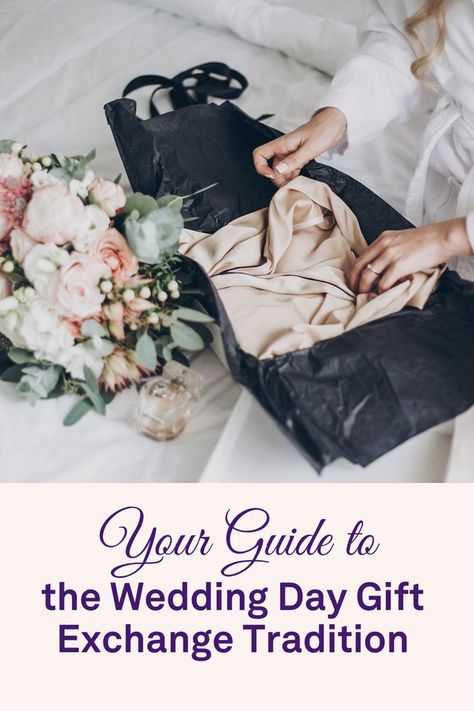 Your Guide to the Wedding Day Gift Exchange Tradition Exchanging Rings, Wedding Day Gifts, Wedding Planning Websites, Planning Checklist, Wedding Planning Checklist, Free Day, Newlywed Gifts, Planning Tips, Gift Exchange