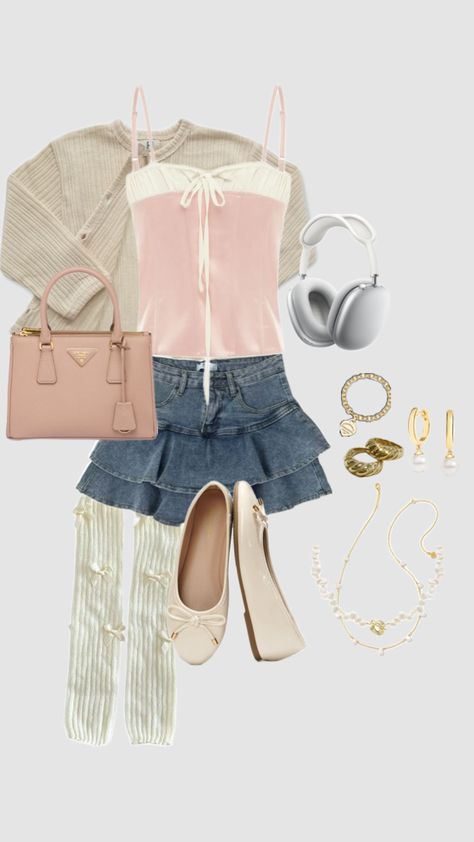 ballerina core outfit inspo #ballerina #outfit #outfitinspo #fitinspo #pink Ballerina Core, Ballerina Outfit, Fitness Inspo, Opal, Girl Outfits, Wardrobe, Outfit Inspo, Pink