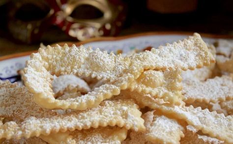 Italian Bow Tie Cookies – Recipe | This is Italy Crostoli Recipe, Bow Tie Cookies, Italian Christmas Cookies, Italian Cookie Recipes, Italian Recipes Dessert, Italian Pastries, Italian Pastry, New York Cheesecake, Italian Recipes Authentic