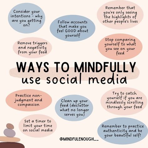 Jacqui | Mindful Enough 🌸 on Instagram: “What boundaries do you have to set for yourself when it comes to social media? I’ve set a few for myself such as: - Unfollowing accounts…” Social Media Boundaries, Social Media Psychology, Wellness Activities, Diy Beauty Treatments, Mental Health Advocate, Social Skills Activities, Digital Detox, Therapy Worksheets, Mental Wellness