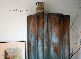 The Turquoise Iris ~ Furniture & Art: Hand Painted Wardrobe to Compliment Any Colour Scheme Before & After Painted Wardrobe Ideas, Antique Wardrobe Closet, Small Clothes Closet Organization, Small Clothes Closet, Closet Armoire, Antique Diy, Vintage Modern Home, Closet Organization Cheap, Diy Closet Storage