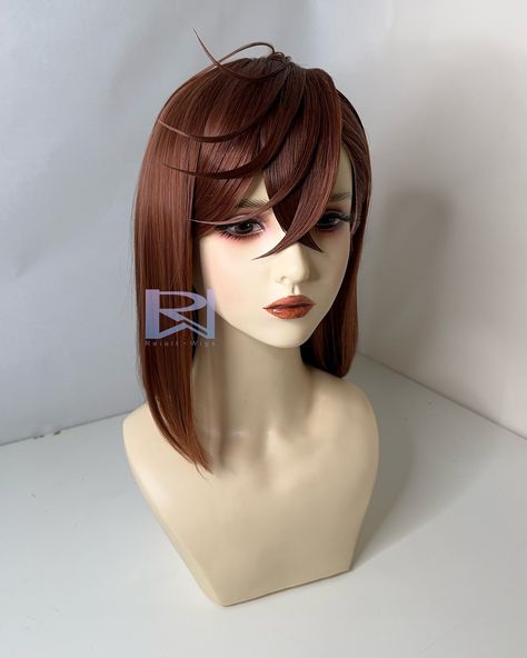 Ayase Momo • Dandadan #ayasemomo #ayasemomocosplay #dandadan #dandadancosplay #wig #wigcosplay #cosplay #cosplaywig #wigstyling #wigmaking Momo Dandadan, Momo Ayase, Cosplay Wigs, Face Art, Wigs, Art