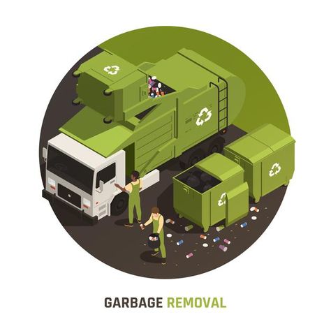 Garbage removal round illustration with ... | Free Vector #Freepik #freevector #box #earth #truck #bag Waste Management Illustration, Garbage Illustration, Management Illustration, Round Illustration, Electronic Waste Recycling, Garbage Waste, Recycling Companies, E Waste Recycling, Garbage Recycling