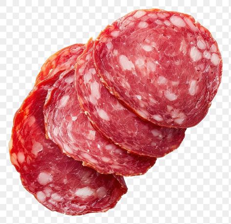 Sliced Salami, Meat Food, Meat Recipes, Steak, One Piece, Meat, White