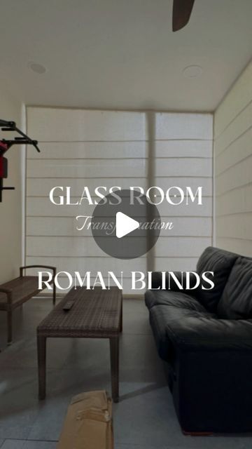 SG Curtains & Blinds Co on Instagram: "Take a closer look and you’ll notice the sloping ceiling" Sloping Ceiling, Glass Room, Curtains Blinds, Roman Blinds, Curtains With Blinds, Blinds, Take A, Ceiling, Take That