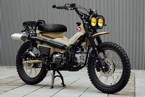 Onehandmade Taiwan Baja Honda CT125 | HYPEBEAST Honda Ct125, Honda 125 Modified, Honda Bike, Honda Trail 125, Honda Trail 125 Custom, Honda Trail 90 Custom, Honda Xrm 125 Modified, Honda Ct 125 Trail, Honda Wave 110 Tuning