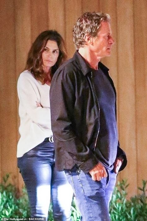 Cindy Crawford and Rande Gerber head home after a double date with their close friends in Malibu | Daily Mail Online Date With Friends, Cindy Crawford Home, Rande Gerber, American Model, Fashion Campaigns, Cindy Crawford, Dinner Date, Close Friends, Magazine Covers